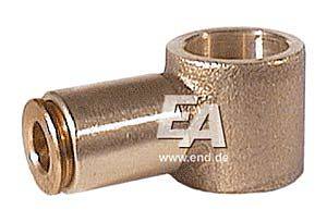 END-Armaturen R350514 Swivelling connector single D05-1/4"