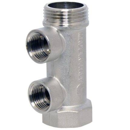 END-Armaturen VT1946302/CN Distribution manifold 3/4" - 2 male outlets 1/2