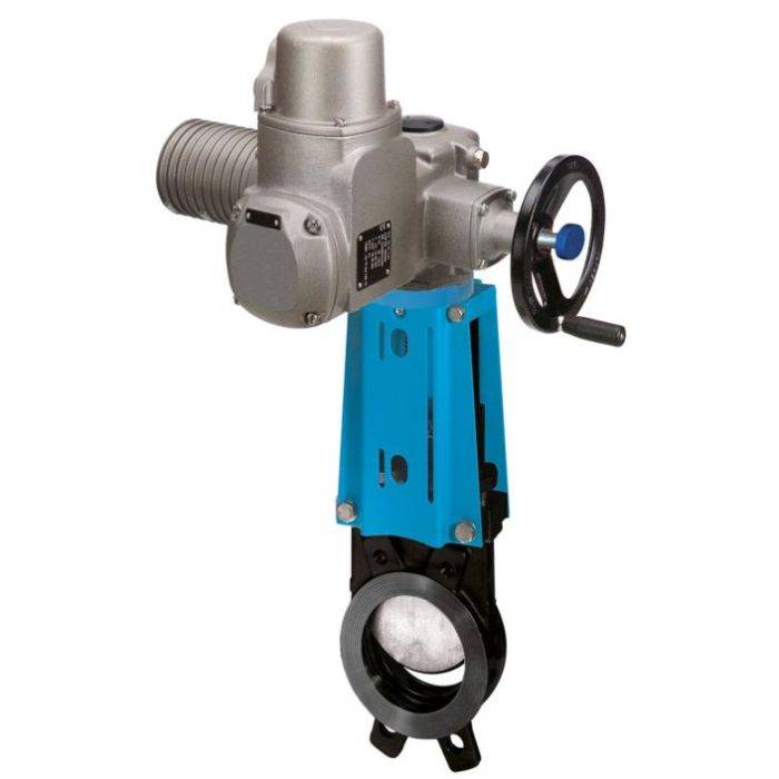 END-Armaturen WGE-GG-EPDM-050/400V Knife-Gate-Valve