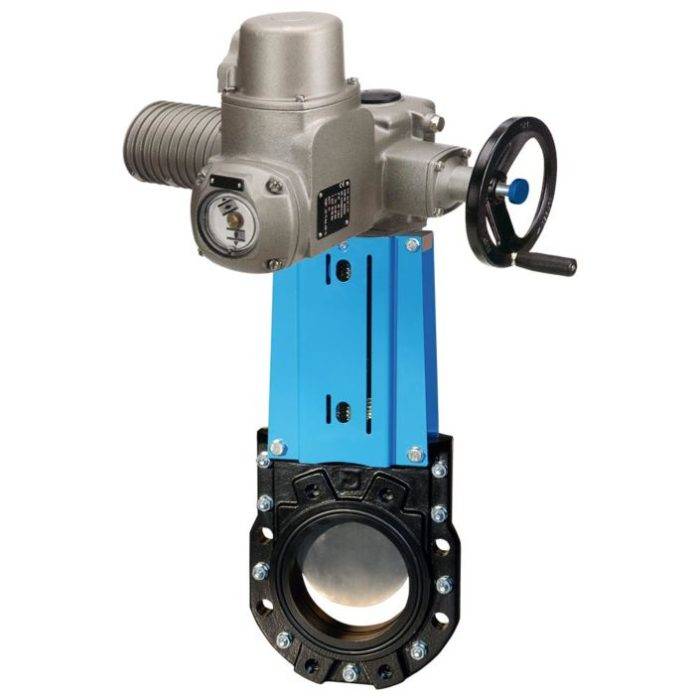 END-Armaturen WGEB-GG-NBR-080/400V Knife-Gate-Valve bidirec