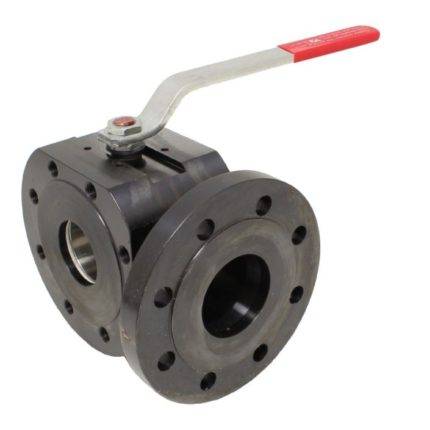 END-Armaturen WT451404 3-way compact ball valve DN25