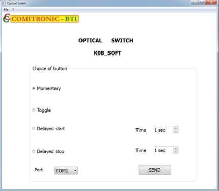 Comitronic-Bti KOB SOFT Button configuration software KOB508/308