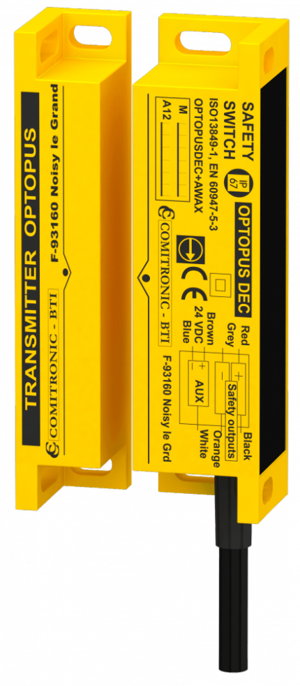 Comitronic-Bti OPTOPUS DEC/MKT OPTOPUS DEC - Miniature non-autonomous safety switch