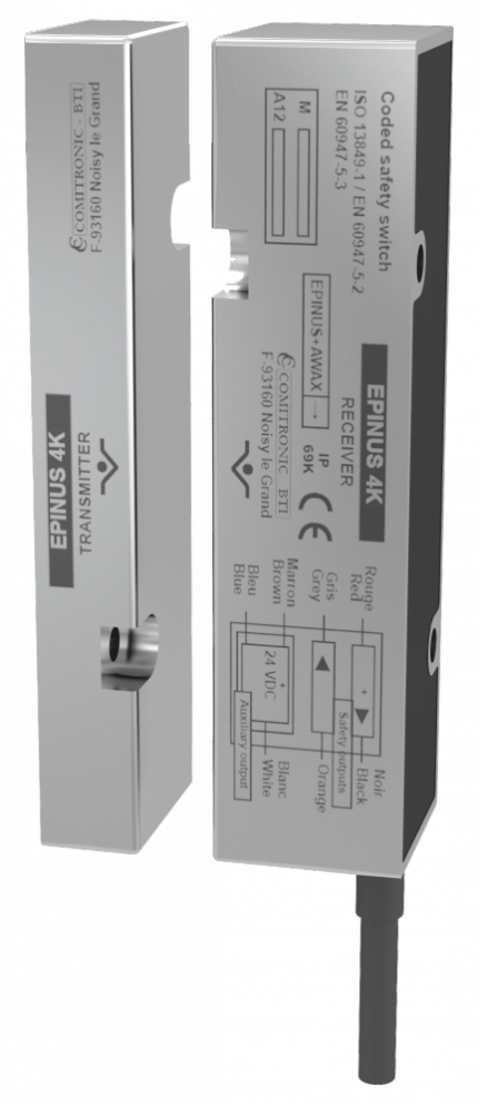 Comitronic-Bti EPINUS 4K / MKT EPINUS 4K - Safety switch with magnetic hold 4 Kgs