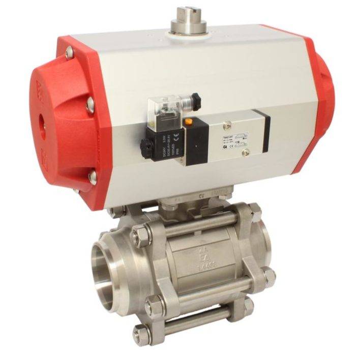 END-Armaturen ZA69-EE100/TM24DC Ball valve DN80 ZA-welding face